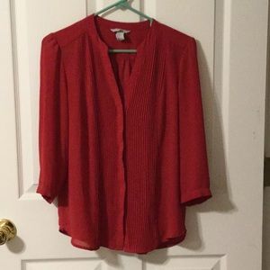 H&M Red Blouse